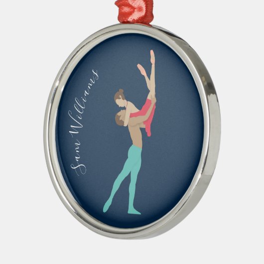 Ballett Ornament Aus Metall (Links)