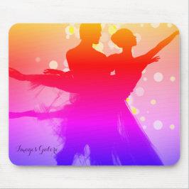 Ballett-Paar in Farbe Mousepad