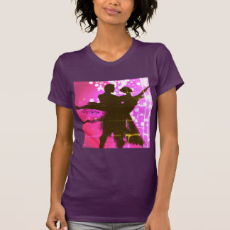Ballett-Paar in rosa gestört T-Shirt