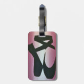 Ballett-Pantoffel-kundengerechter Gepäckanhänger (Rückseite vertikal)