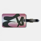 Ballett-Pantoffel-kundengerechter Gepäckanhänger (Rückseite horizontal)