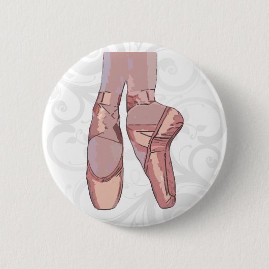 Ballett-Pantoffel-Zehe-Schuhe Button (Vorderseite)