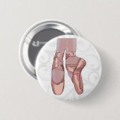 Ballett-Pantoffel-Zehe-Schuhe Button (Vorne & Hinten)