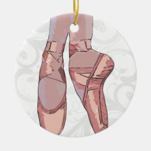 Ballett-Pantoffel-Zehe-Schuhe Keramikornament