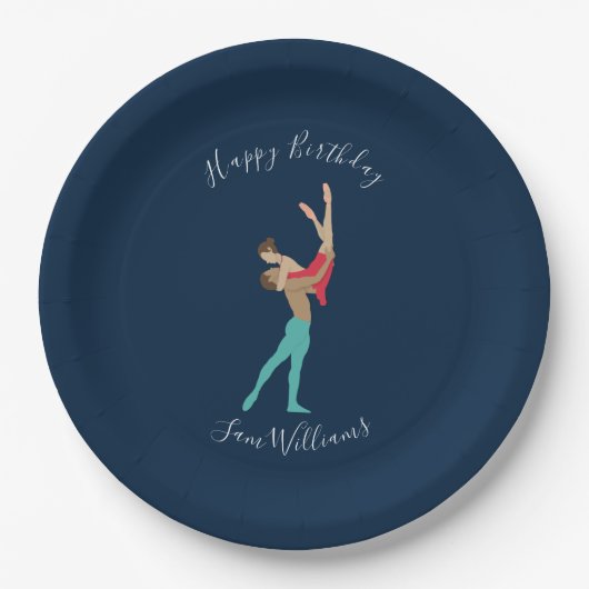 Ballett Pappteller (Vorderseite)