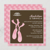 Ballett-Party Einladungen (Vorne/Hinten)