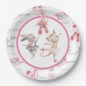 Ballett-Party Pappteller (Vorderseite)