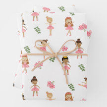 Ballett Pink Ballerinas Tanzmuster