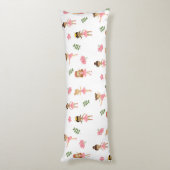 Ballett Pink Ballerinas Tanzmuster Seitenschläferkissen (Rückseite (Vertikal))