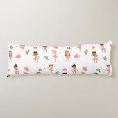 Ballett Pink Ballerinas Tanzmuster Seitenschläferkissen (Vorderseite)