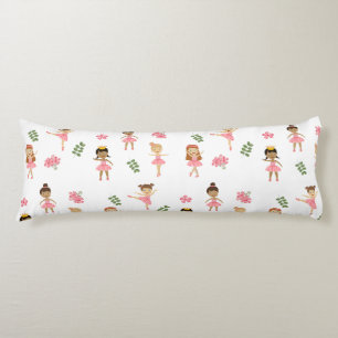 Ballett Pink Ballerinas Tanzmuster Seitenschläferkissen