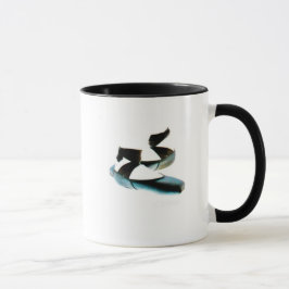 Ballett Pointe beschuht Tasse (Schwarzes u. Weiß)