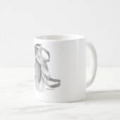 Ballett Pointe Schuh-Grafik Kaffeetasse (VorderseiteRechts)