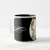 Ballett Pointe Schuh-Tasse Zweifarbige Tasse (Vorderseite Links)