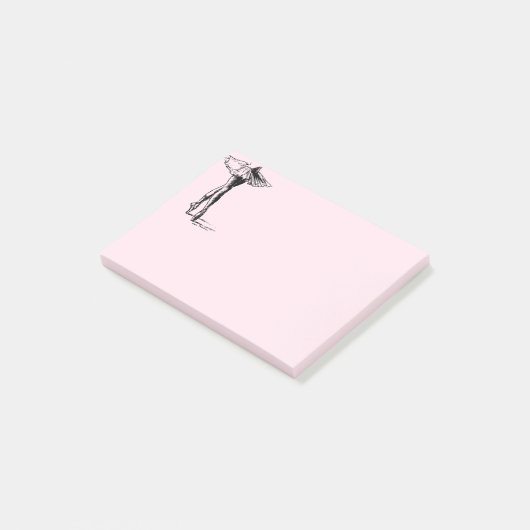 Ballett Post-it Klebezettel (angewinkelt)