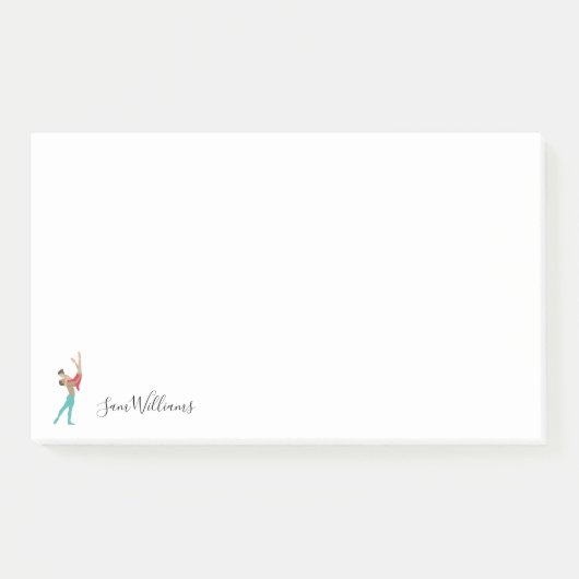 Ballett Post-it Klebezettel (Vorderseite)