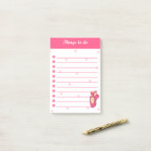 Ballett Post-it Klebezettel (Auf Schreibtisch)