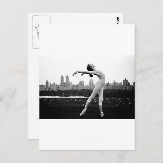 Ballett Postkarte (Vorne/Hinten)