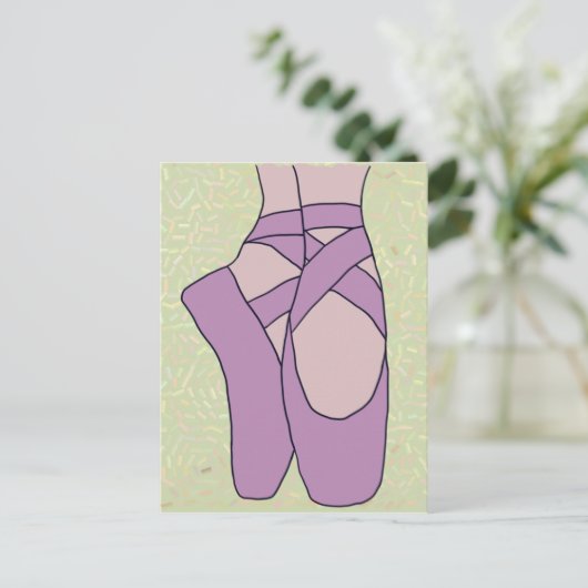 Ballett Postkarte (Stehend Vorderseite)