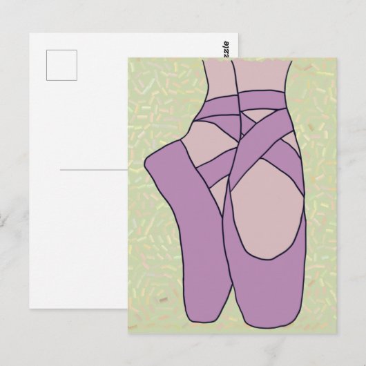 Ballett Postkarte (Vorne/Hinten)