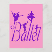 Ballett Postkarte (Vorderseite)