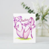 Ballett Postkarte (Stehend Vorderseite)