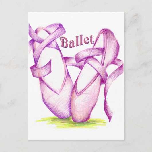 Ballett Postkarte (Vorderseite)