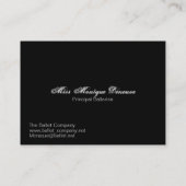 Ballett Printemps Ballerina-Entwurfs-Geschäft Visitenkarte (Rückseite)