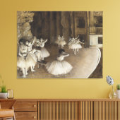 Ballett-Probe auf Bühne Edgar Degas Leinwanddruck (Insitu (Wohnzimmer))