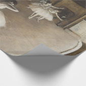 Ballett-Probe auf Bühne Edgar entgasen Geschenkpapier (Ecke)