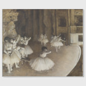 Ballett-Probe auf Bühne Edgar entgasen Geschenkpapier (Flach)