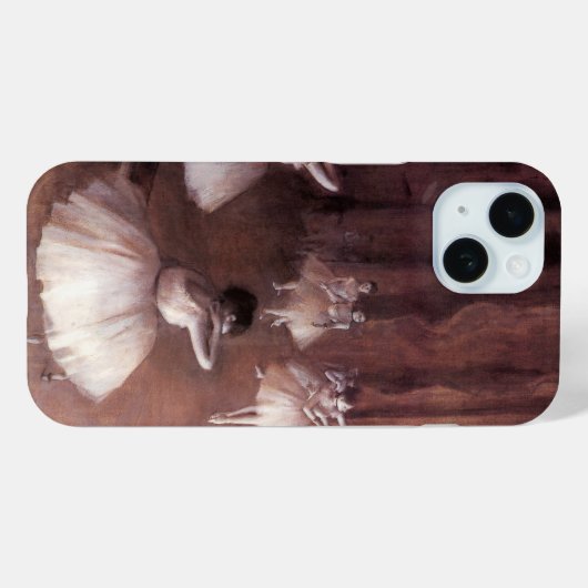 Ballett-Probe auf der Bühne von Edgar Degas Case-Mate iPhone Hülle (Rückseite (Horizontal))