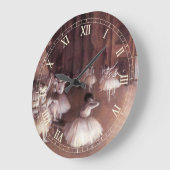Ballett-Probe auf der Bühne von Edgar Degas Große Wanduhr (Winkel)