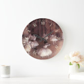 Ballett-Probe auf der Bühne von Edgar Degas Große Wanduhr (Zuhause)