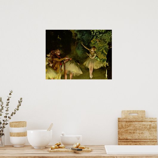 Ballett-Probe - Edgar Degas - 1875 Poster (Küche)