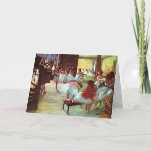 Ballett-Probe - Edgar Degas - 1880 Karte (Vorderseite)