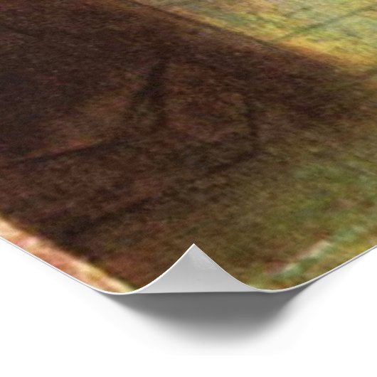 Ballett-Probe - Edgar Degas - 1880 Poster (Ecke)