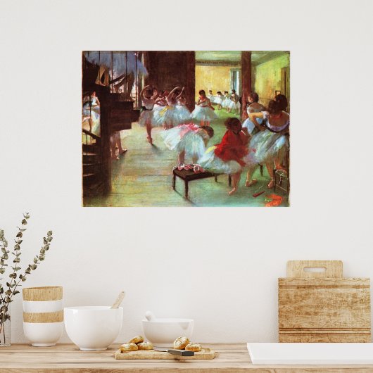 Ballett-Probe - Edgar Degas - 1880 Poster (Küche)
