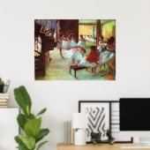 Ballett-Probe - Edgar Degas - 1880 Poster (Heimbüro)