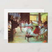 Ballett-Probe - Edgar Degas - 1880 Postkarte (Vorne/Hinten)