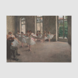 Ballett-Probe von Edgar Degas Seidenpapier