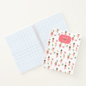 Ballett Rosa Ballerinas Tanzpattern Girl Notizblock (Innenseite)
