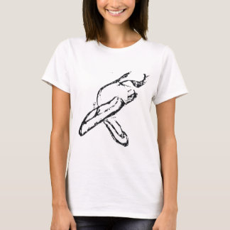 Ballett-Schuh-Magie-Skizze T-Shirt