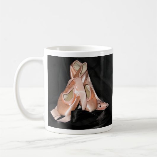 Ballett-Schuh-Muster Kaffeetasse (Links)