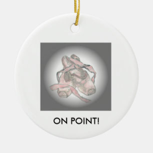 Ballett-Schuh-Verzierung im PUNKT! Keramikornament