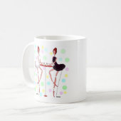 BALLETT-SCHWAN-SEE, BALLERINA ODETTE ODILE, KAFFEETASSE (Vorderseite Links)