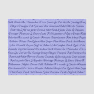 Ballett Seidenpapier