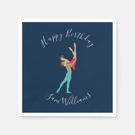 Ballett Serviette (Vorderseite)