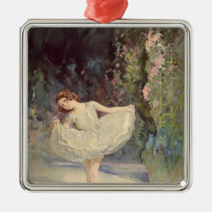 Ballett Silbernes Ornament