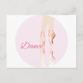 Ballett-Slippers Postkarte (Vorderseite)